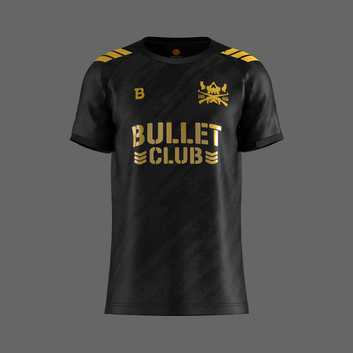 BLCKSMTH x NJPW - Bullet Club Soccer Jersey (Gold ver.) – TOKON