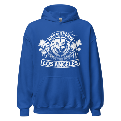 Lion Mark Los Angeles Pullover Hoodie Blue Version [LA Dojo Stock]
