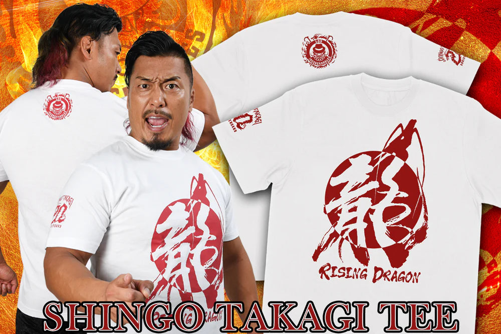 Shingo Takagi 20th Rising Dragon T-Shirt [LA Dojo Stock