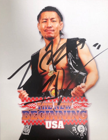 Autographed Yujiro Takahashi Portrait 2020 01 (New Beginning USA)