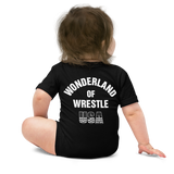 Lion Mark Baby short sleeve one piece (Blue&White)