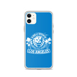 LION MARK LOS ANGELES Clear Case for iPhone® (Light blue)