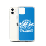 LION MARK LOS ANGELES Clear Case for iPhone® (Light blue)