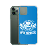 LION MARK LOS ANGELES Clear Case for iPhone® (Light blue)