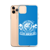 LION MARK LOS ANGELES Clear Case for iPhone® (Light blue)