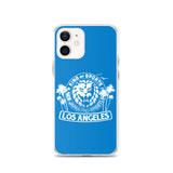 LION MARK LOS ANGELES Clear Case for iPhone® (Light blue)