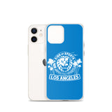 LION MARK LOS ANGELES Clear Case for iPhone® (Light blue)