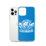 LION MARK LOS ANGELES Clear Case for iPhone® (Light blue)