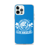 LION MARK LOS ANGELES Clear Case for iPhone® (Light blue)