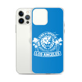 LION MARK LOS ANGELES Clear Case for iPhone® (Light blue)