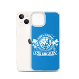 LION MARK LOS ANGELES Clear Case for iPhone® (Light blue)