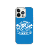 LION MARK LOS ANGELES Clear Case for iPhone® (Light blue)
