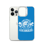 LION MARK LOS ANGELES Clear Case for iPhone® (Light blue)