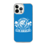 LION MARK LOS ANGELES Clear Case for iPhone® (Light blue)