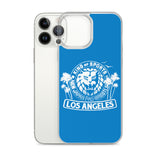 LION MARK LOS ANGELES Clear Case for iPhone® (Light blue)