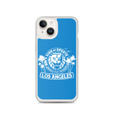 LION MARK LOS ANGELES Clear Case for iPhone® (Light blue)
