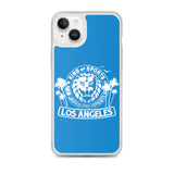 LION MARK LOS ANGELES Clear Case for iPhone® (Light blue)