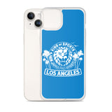 LION MARK LOS ANGELES Clear Case for iPhone® (Light blue)