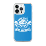 LION MARK LOS ANGELES Clear Case for iPhone® (Light blue)
