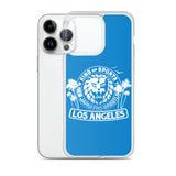 LION MARK LOS ANGELES Clear Case for iPhone® (Light blue)