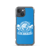 LION MARK LOS ANGELES Clear Case for iPhone® (Light blue)