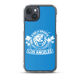 LION MARK LOS ANGELES Clear Case for iPhone® (Light blue)