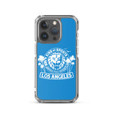 LION MARK LOS ANGELES Clear Case for iPhone® (Light blue)