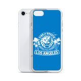 LION MARK LOS ANGELES Clear Case for iPhone® (Light blue)
