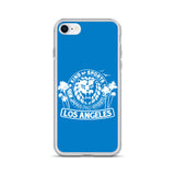 LION MARK LOS ANGELES Clear Case for iPhone® (Light blue)