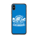 LION MARK LOS ANGELES Clear Case for iPhone® (Light blue)