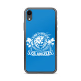 LION MARK LOS ANGELES Clear Case for iPhone® (Light blue)