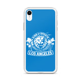 LION MARK LOS ANGELES Clear Case for iPhone® (Light blue)
