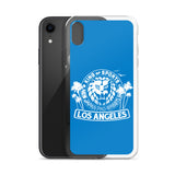 LION MARK LOS ANGELES Clear Case for iPhone® (Light blue)