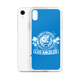 LION MARK LOS ANGELES Clear Case for iPhone® (Light blue)