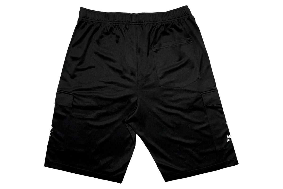 SHINING TRIKOT SHORTS BLACK - coyseio