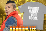 KUSHIDA - Makes You Rock T-shirt (Grey)