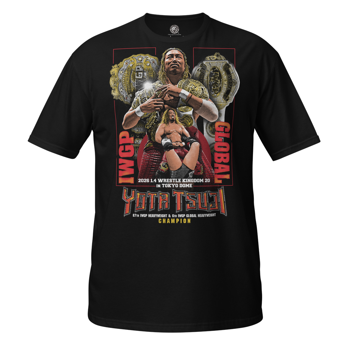 Yota Tsuji - Double Champ T-Shirt – TOKON SHOP Global - New Japan