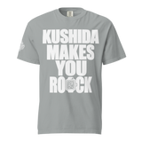 KUSHIDA - Makes You Rock T-shirt (Grey)