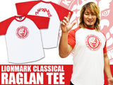 Lion Mark Classic Raglan T-shirt (Red)【Imported】