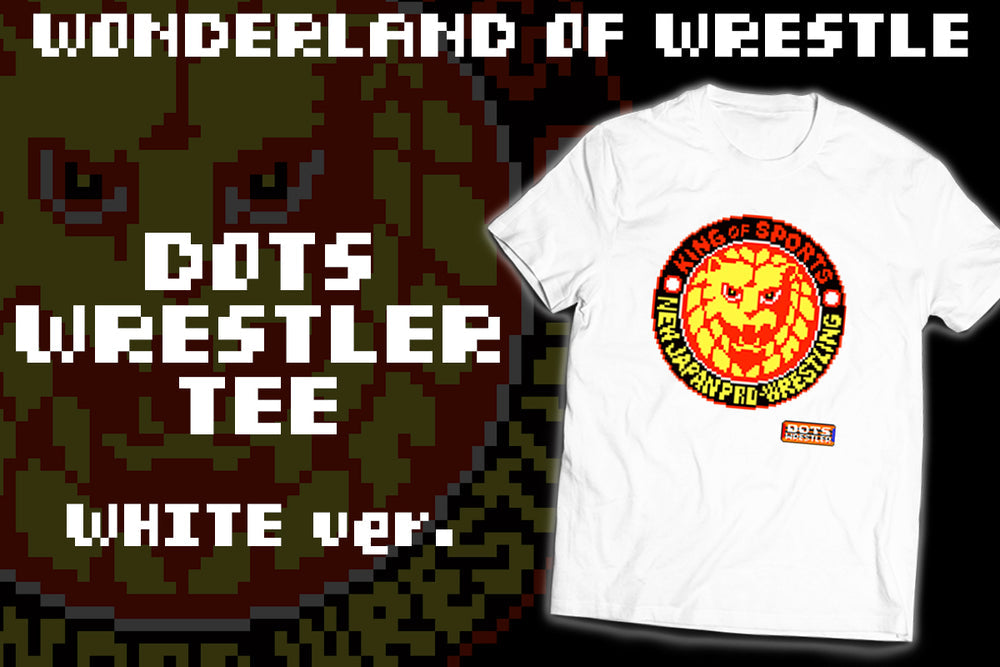 Wonderland of Wrestle - dots x wrestler T-Shirt (White) – TOKON