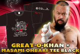 Great O-Khan x Masami Ohbari - NJPW Robotization T-shirt (Black)