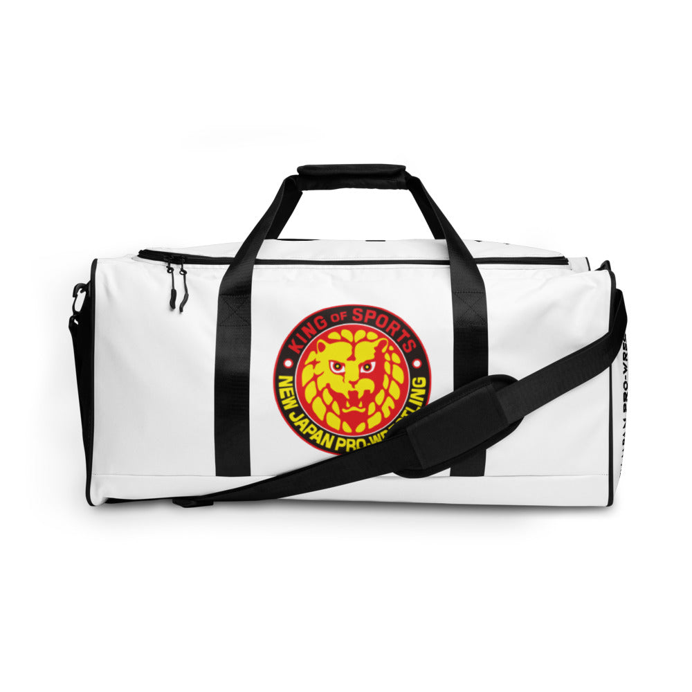 Lion Mark Duffle bag (White) – TOKON SHOP Global - New Japan Pro