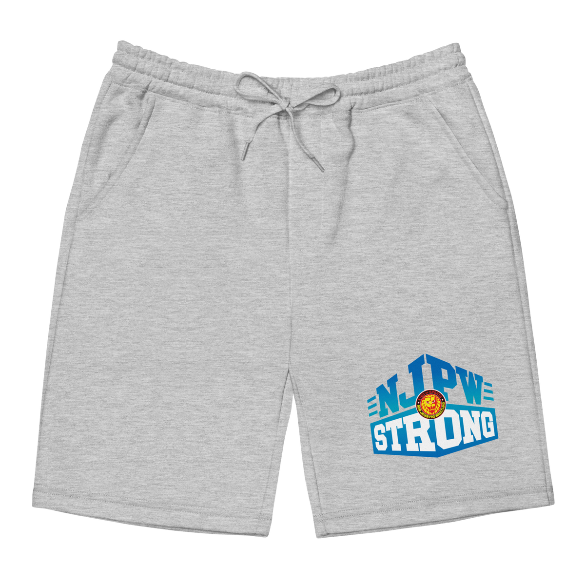 NJPW STRONG Men s Fleece Shorts TOKON SHOP Global New Japan Pro njpw-strong-men-s-fleece-shorts-tokon-shop-global-new-japan-pro