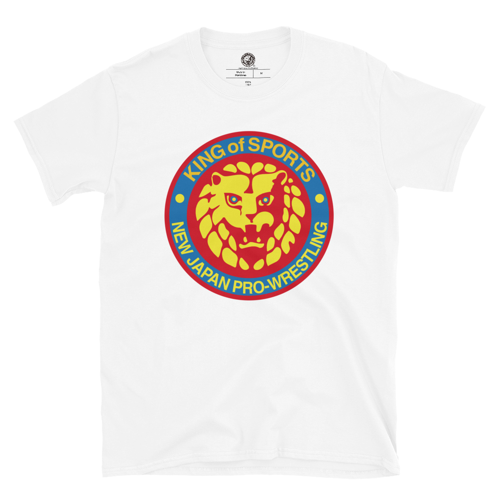 Lion Mark Retro Tee (White) – TOKON SHOP Global - New Japan Pro