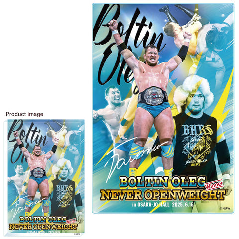 Boltin Oleg 48th NEVER Openweight Champion Acrylic Block [Pre-Order]