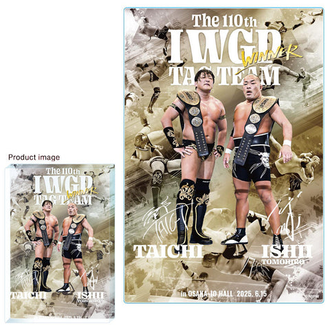 Taichi & Tomohiro Ishii 110th IWGP Tag Team Champions Acrylic Block [Pre-Order]