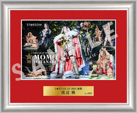 [Autographed by Momo Watanabe] 5★STAR GP 2025 Victory Photo Frame [Pre-Order]