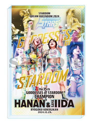 Hanan & Saya Iida The 35th Goddess of Stardom Acrylic Block [Pre-Order]