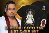 Hirooki Goto - God of Fortune T-Shirt and Sticker set [Pre-Order]