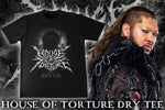 HOUSE OF TORTURE Dry T-shirt (2025, Black x Silver x Gray)[Pre-Order]